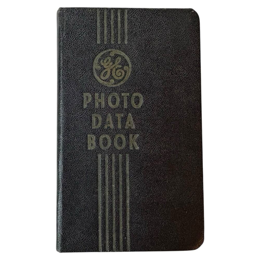 VTG 1945 GE "Photo Data Book" General Electric Service Light Exposure Charts EUC